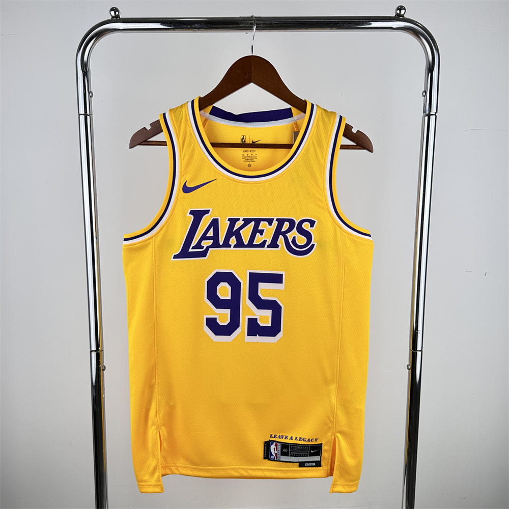 Los Angeles Lakers בית TOSCANO #95 זהב